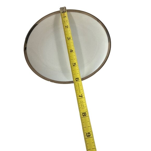 Sango Fine China Pallas Place Setting 7 Pc White & Silver Trim Elegant Design - Picture 10 of 10